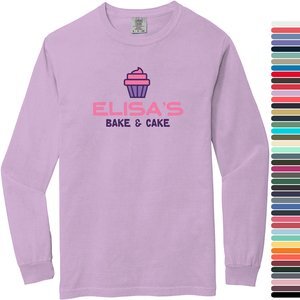 Comfort Colors® Heavyweight Ring Spun Cotton Full Color Unisex Long Sleeve Tee