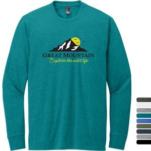 District® Perfect Blend® CVC Full Color Long Sleeve Men's Tee