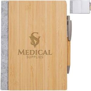 Econscious Grove Refillable Bamboo Notebook & Pen