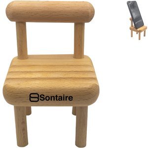Wooden Chair Phone Holder