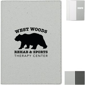 Rochester Recycled Leather Journal, 5" x 7"