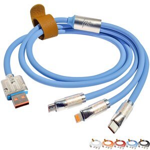 Heavy Duty 3-in-1 Charging Cable