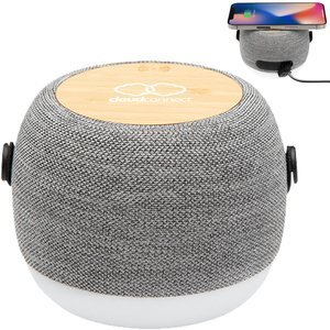 rPET Light Up 15W Charger & Hi-Fi Speaker