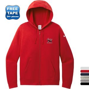 Nike® Club Fleece Sleeve Swoosh Full-Zip Ladies' Hoodie