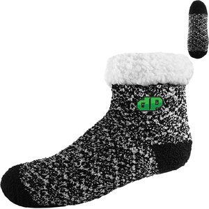 Sherpa Lined Short Fuzzy Feet Socks
