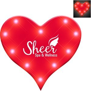 Heart Flashing LED Lapel Pin