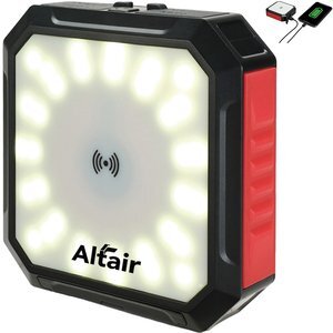 iLive™ Solar Power Bank & Light w/ Wireless Charger, 10000mAh