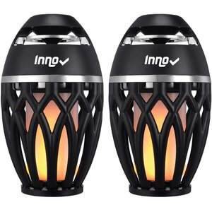iLive™ Tiki & Bluetooth Speakers Set w/ LED Flame