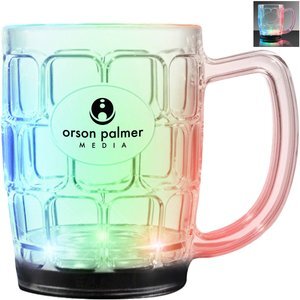 Light Up LED Plastic Beer Mug, 16oz.