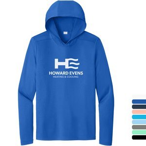 Sport-Tek® Posi-UV® Pro Poly Long Sleeve Unisex Hoodie