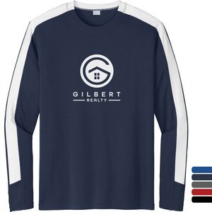 Sport-Tek® Competitor™ United Poly Long Sleeve Unisex Crew Tee