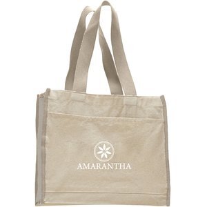 Natural Cotton Gusset Tote Bag