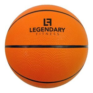 Mini Rubber Basketball, 7"