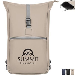 Brockton PU Leatherette Waterproof Backpack