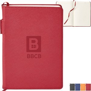 Toscano Genuine Leather Non-Refillable Journal, 6-1/8" x 8-1/4"