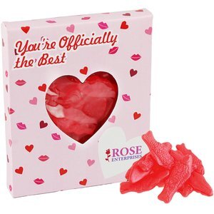 Swedish Fish in Heart Window Box