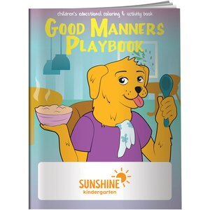 Good Manners Playbook Coloring Book