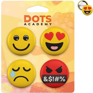 Four-Pack Button Collage Card