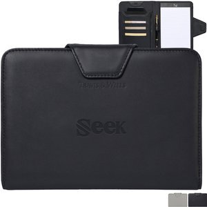 Travis & Wells® Envoy Leather Junior Magnet Close Padfolio