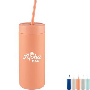 Sol Tonal Recycled Skinny Straw Tumbler, 20oz.