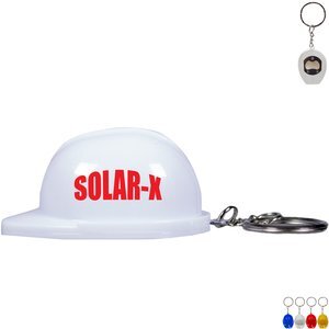 Construction Hat Bottle Opener Key Tag