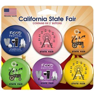 Carded Buttons 6-Pack, 5.375" x 5.875"