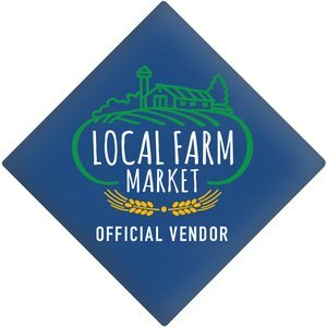 Diamond Matte Button, 1.5"