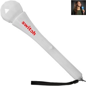 Multicolor LED Plastic Toy Microphone, 9"