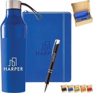 Work Essentials Bottle, Journal & Pen Kit