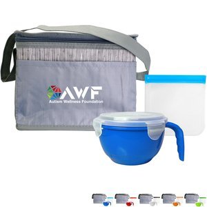 Gray Graph Noodle & Sandwich Set