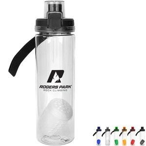 Locking Lid Recycled Bottle w/ Floating Infuser, 24oz.