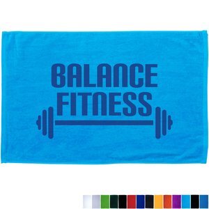 Diamond Collection Sport Towel 100% Cotton Terry Velour