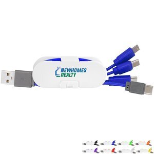 Dual Input Cable Wrap Phone Stand