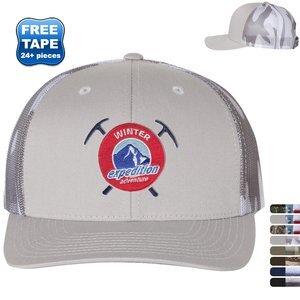 Richardson® Printed Mesh Structured Trucker Cap