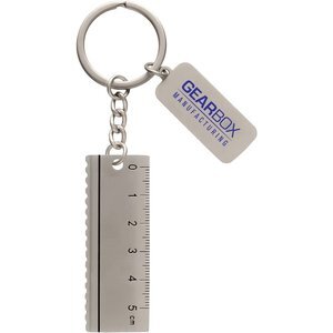 Ruler Metal Key Tag