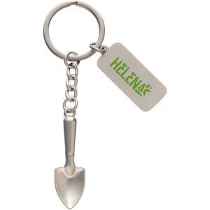 Shovel Metal Key Tag