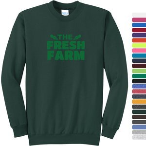 Port & Company® Core Cotton/Poly Fleece Crewneck Unisex Sweatshirt