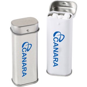 Tall Mint Hinged Flip Top Tin