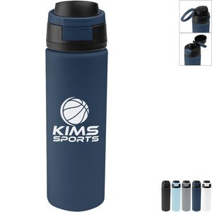 Pop Sip Recycled Single Wall Stainless Steel Bottle, 32oz.