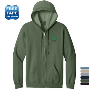 Gildan® Softstyle® Midweight Fleece Cotton/Poly Full-Zip Unisex Hooded Sweatshirt