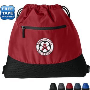 Port Authority® Agility Mesh Polyester Pocket Cinchpack
