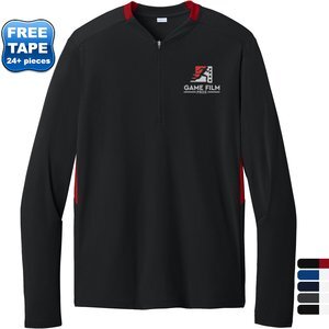Sport-Tek® Club Recycled Poly 1/4-Zip Unisex Pullover