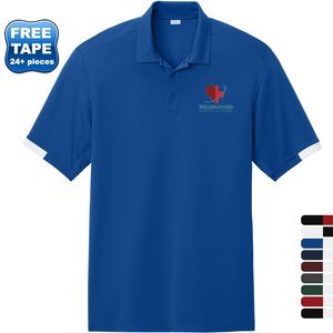 Sport-Tek® Club Colorblock Recycled Poly Men's Polo