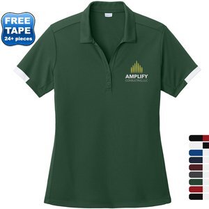 Sport-Tek® Club Colorblock Recycled Poly Ladies' Polo