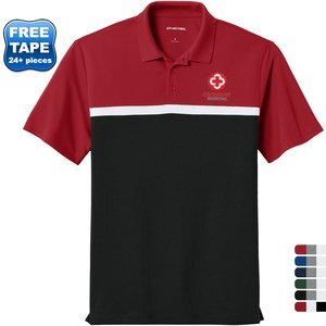Sport-Tek® UV Poly Micropique Colorblock Men's Polo