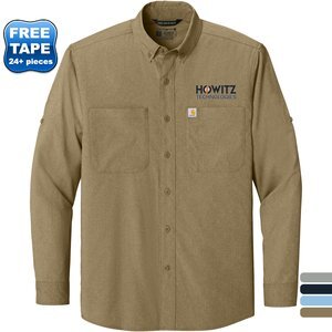 Carhartt® Force® Sun Defender™ Poly/Nylon Chambray Long Sleeve Men's Shirt