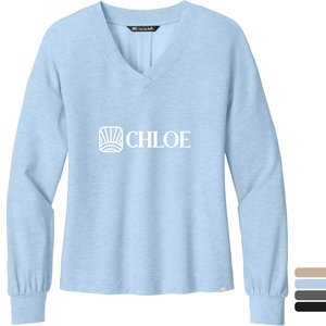 TravisMathew® Long Weekend Tri-Blend Ladies' V-Neck