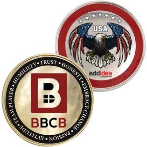 Speed Challenge Coin Edge w/ 3D Texture Print, 2"