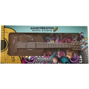 Chocolate Molded Guitar, 4.5oz.