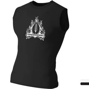 A4® Compression Poly/Spandex Muscle Unisex Tee